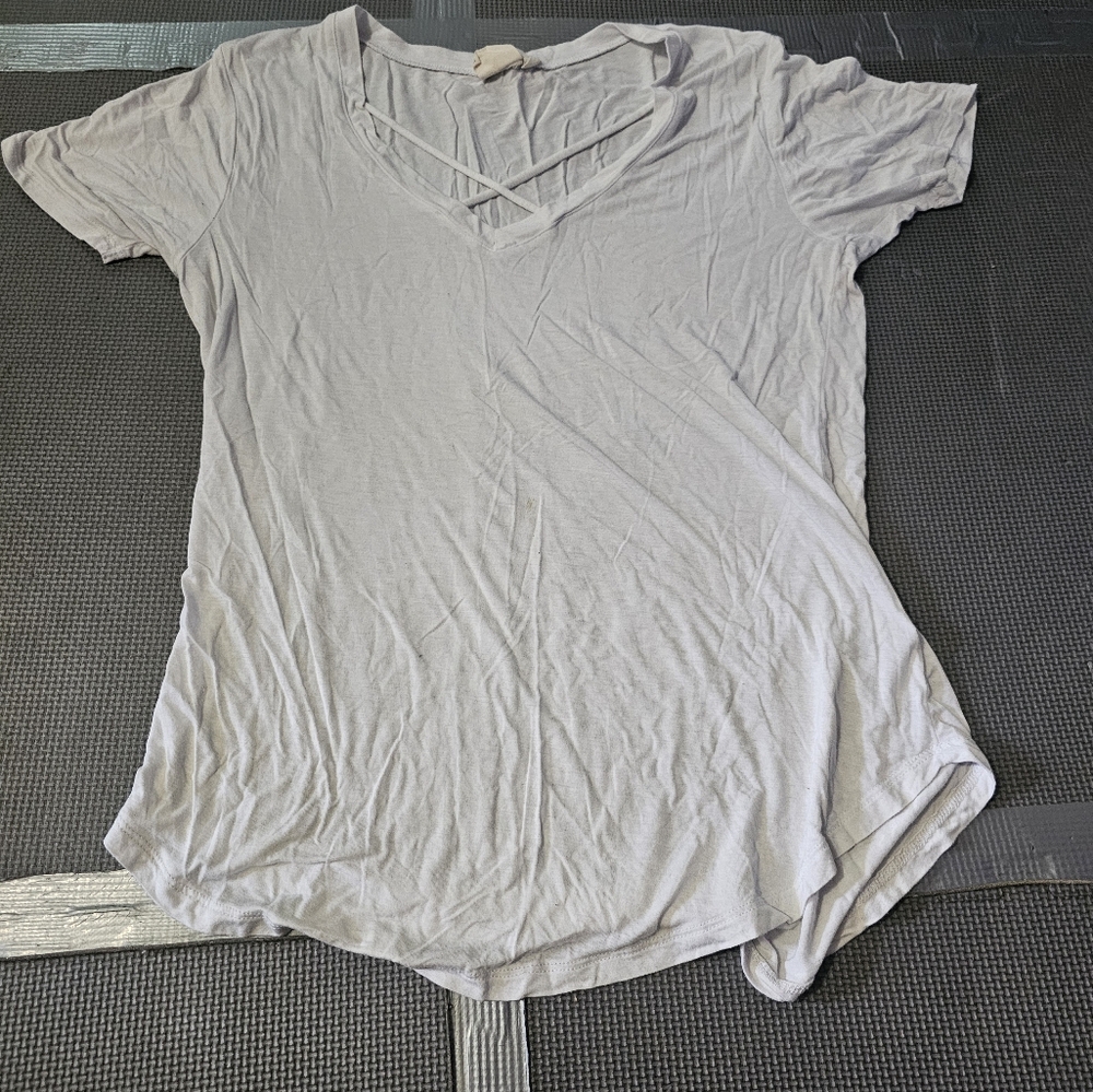 White Strappy Tshirt